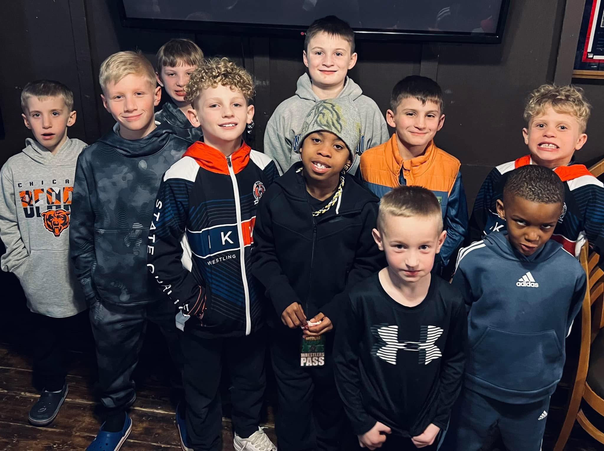 Wizards wrestlers enjoying time together away from the mat
