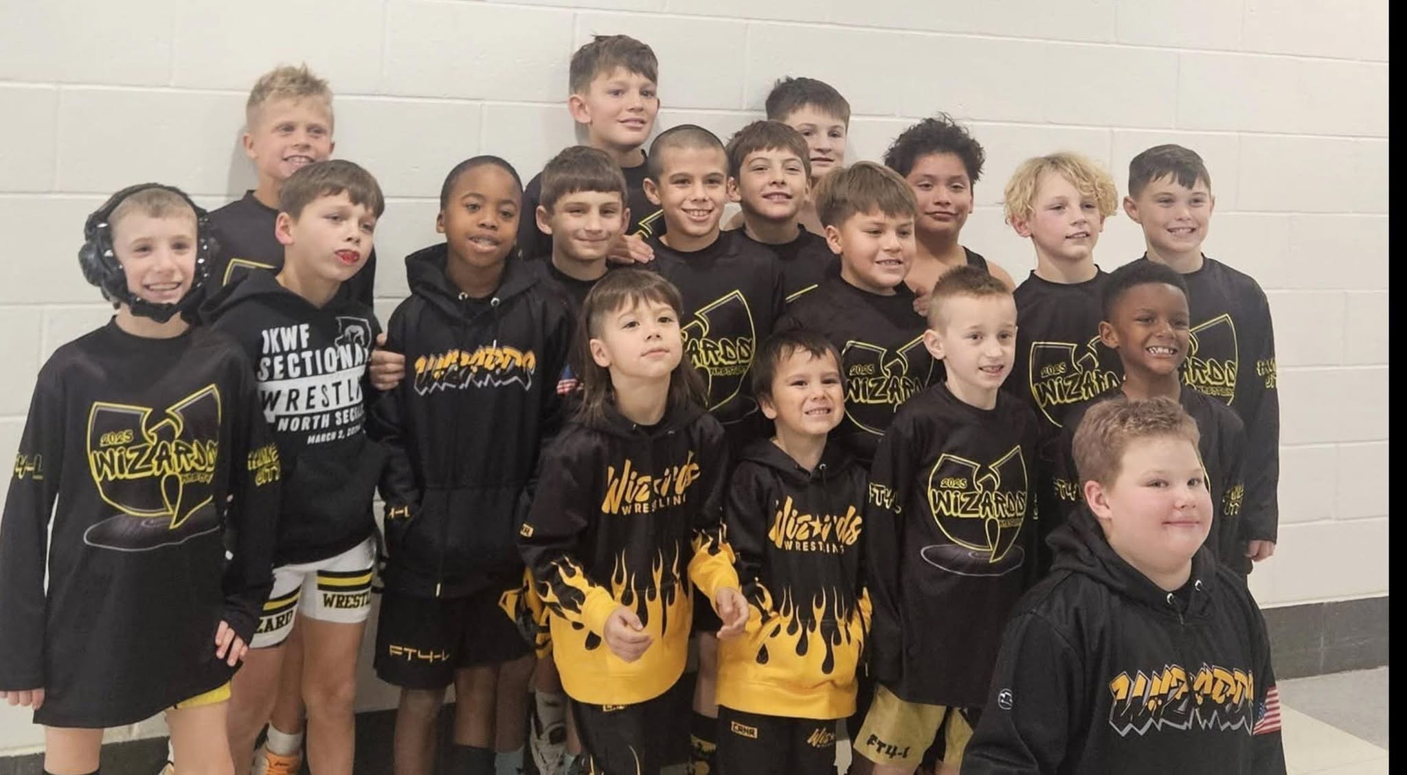 Wizards youth wrestling team together